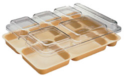 Meal Delivery Trays - Tray on Tray