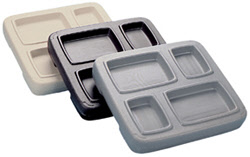 Correctional Food Service and Kitchen: Food Tray - Correctional Compartment Meal  Tray - Charm-Tex