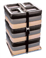 Stacked Insulator Trays